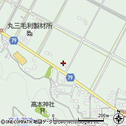 岐阜県山県市高木123周辺の地図