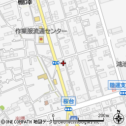 神奈川県愛甲郡愛川町中津7491-3周辺の地図