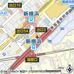 りそな銀行新横浜駅 ＡＴＭ周辺の地図