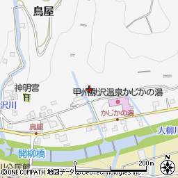 山梨県南巨摩郡富士川町鳥屋164周辺の地図