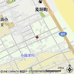 鳥取県境港市小篠津町322周辺の地図