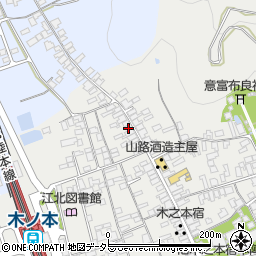 滋賀県長浜市木之本町木之本1037周辺の地図