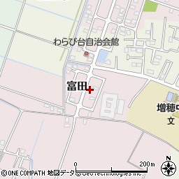 千葉県大網白里市富田2109-78周辺の地図