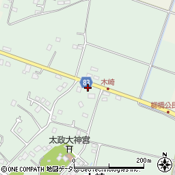 千葉県大網白里市木崎126-4周辺の地図