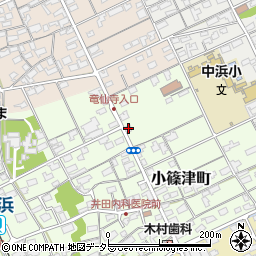 鳥取県境港市小篠津町431周辺の地図