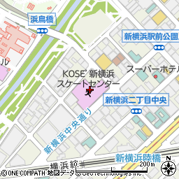 新横浜スケートセンター周辺の地図