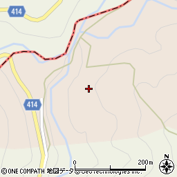 山梨県南巨摩郡身延町山家周辺の地図