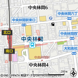 中央林間いとう歯科クリニック周辺の地図