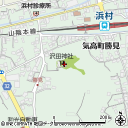 鳥取県鳥取市気高町勝見822周辺の地図