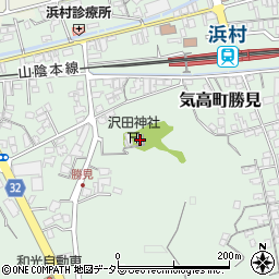 鳥取県鳥取市気高町勝見822周辺の地図