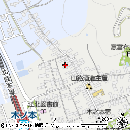 滋賀県長浜市木之本町木之本1034周辺の地図