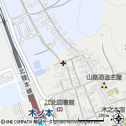 滋賀県長浜市木之本町木之本1442周辺の地図