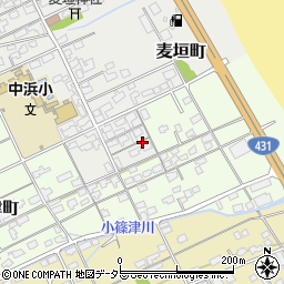 鳥取県境港市麦垣町335周辺の地図