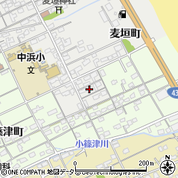 鳥取県境港市麦垣町338-1周辺の地図