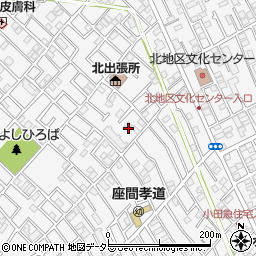 神奈川県座間市相模が丘周辺の地図
