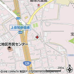 神奈川県厚木市上依知1321-7周辺の地図