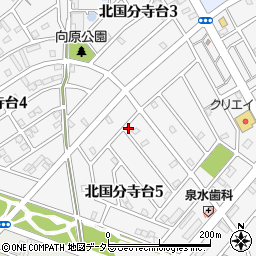 千葉県市原市北国分寺台周辺の地図