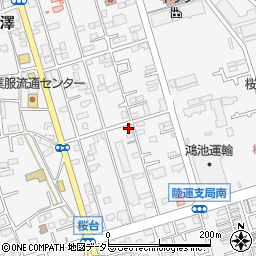 神奈川県愛甲郡愛川町中津7362-1周辺の地図