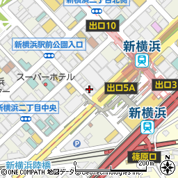 神奈川労働局　労働基準監督署横浜北安全衛生課周辺の地図