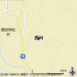 京都府与謝郡与謝野町香河周辺の地図