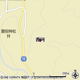 京都府与謝野町（与謝郡）香河周辺の地図