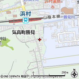 鳥取県鳥取市気高町勝見11周辺の地図
