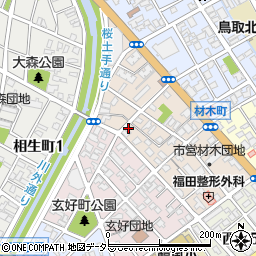 鳥取県鳥取市材木町272周辺の地図