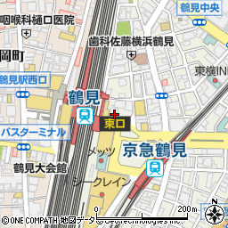 ガスト鶴見駅東口店周辺の地図