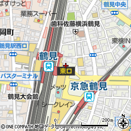 鶴見駅前薬局周辺の地図