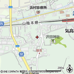 鳥取県鳥取市気高町勝見608周辺の地図