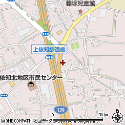 神奈川県厚木市上依知1318周辺の地図