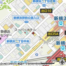 ハックドラッグ新横浜店周辺の地図