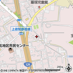 神奈川県厚木市上依知1321周辺の地図