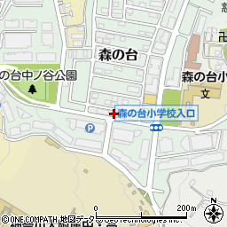 神奈川県横浜市緑区森の台20周辺の地図