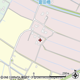 千葉県大網白里市富田122-1周辺の地図