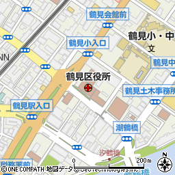 鶴見区役所総務部　総務課危機管理担当周辺の地図