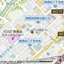 ラグナスイート新横浜　ＨＯＴＥＬ＆ＷＥＤＤＩＮＧ周辺の地図