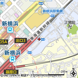 新横浜指圧院周辺の地図