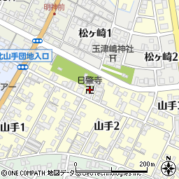日肇寺周辺の地図