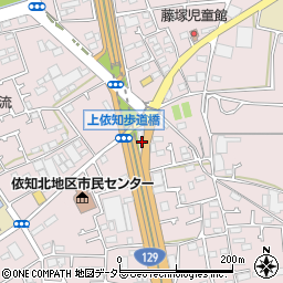 神奈川県厚木市上依知1317周辺の地図