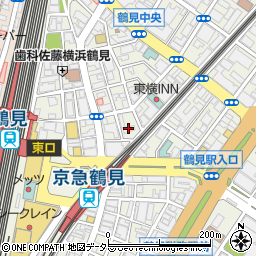 横浜市福祉サービス協会 ヘルパーステーションつるみ周辺の地図