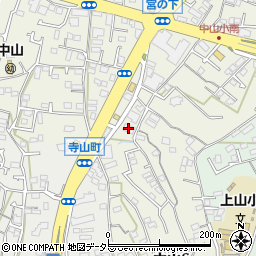 東京電力中山変電所周辺の地図