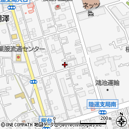 神奈川県愛甲郡愛川町中津7361-1周辺の地図