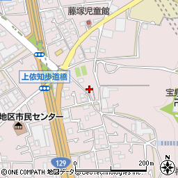 神奈川県厚木市上依知1322周辺の地図