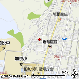 与謝野町立公民館・集会場算所会館周辺の地図
