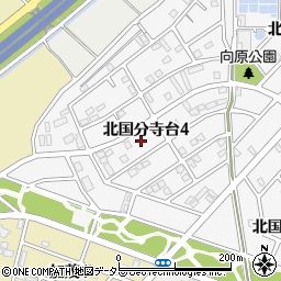 千葉県市原市北国分寺台4丁目周辺の地図
