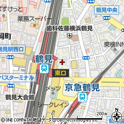 サーティワンアイスクリーム 鶴見東口店周辺の地図