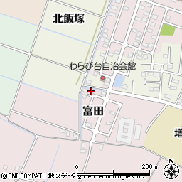 千葉県大網白里市富田2109-113周辺の地図