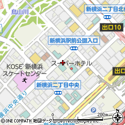 個室炭火焼肉 福楽苑 新横浜本店周辺の地図