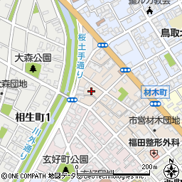 鳥取県鳥取市材木町373周辺の地図